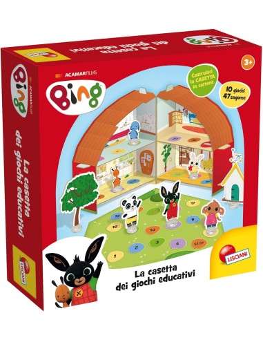 PRESCOLARI: vendita online BING, CASETTA DEI GIOCHI EDUCATIVI, INTERATTIVA, MUSICALE, LUMINOSA, 30X25X20 CM, GIOCO PER BAMBIN...