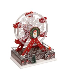 GIOSTRINE E VILLAGGI: vendita online Villaggio di Natale Fééric Lights & Christmas Ruota Grande, decorazione luminosa con LED...