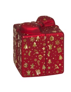 OGGETTISTICA NATALE: vendita online Decorazione pacco regalo di Natale 12x12x14cm assortito con luci LED - La magia di Natale...