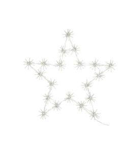 LUCI DI NATALE: vendita online Decorazione Stella di Natale 60cm per Esterno, 200 LED Bianco Caldo, con Trasformatore, Uso Pr...