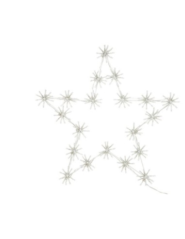 LUCI DI NATALE: vendita online Decorazione Stella di Natale 60cm per Esterno, 200 LED Bianco Caldo, con Trasformatore, Uso Pr...