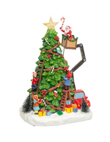 GIOSTRINE E VILLAGGI: vendita online Albero di Natale Abete PN con Luci LED 27L – La Magia di Natale a casa tua in offerta
