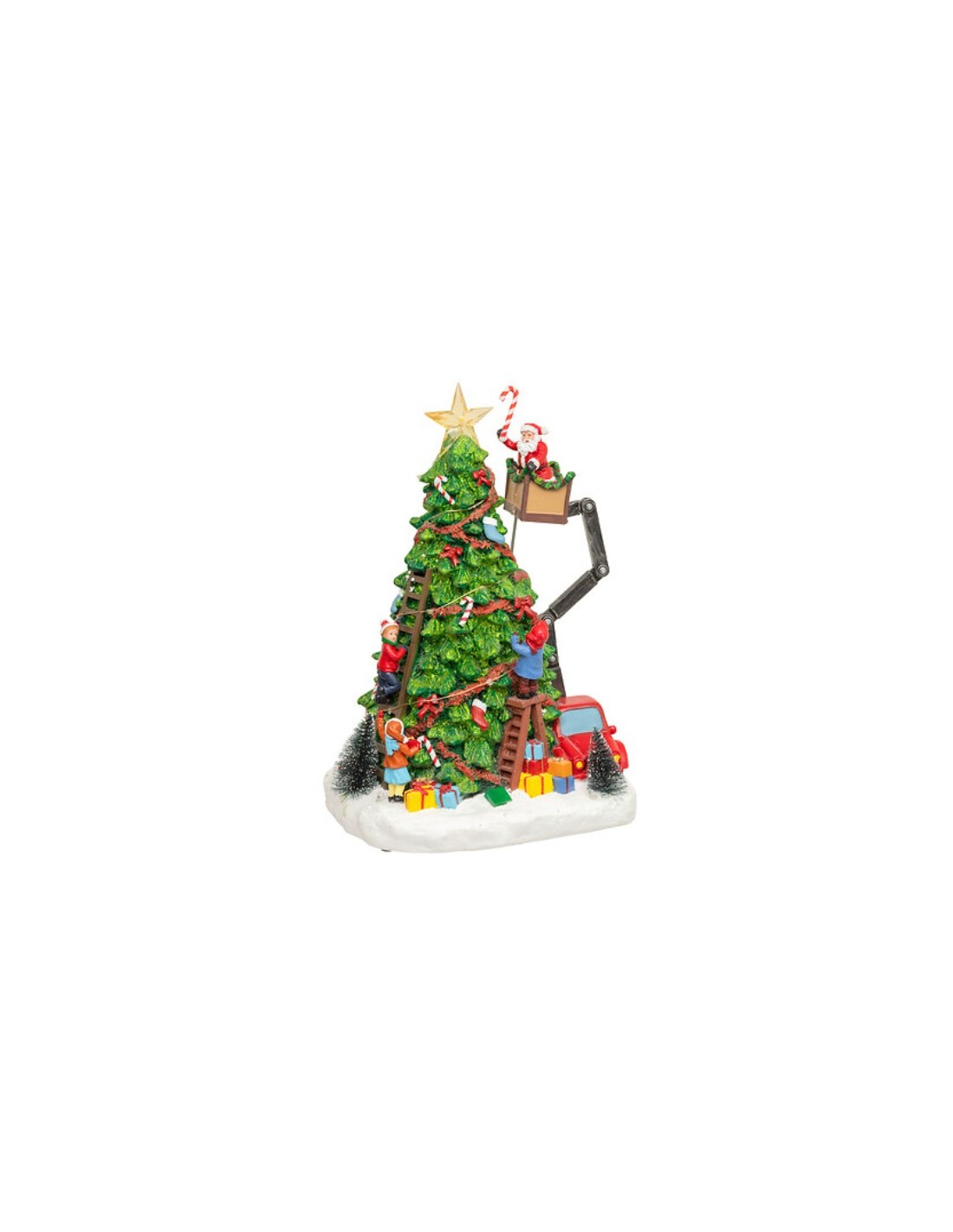 GIOSTRINE E VILLAGGI: vendita online Albero di Natale Abete PN con Luci LED 27L – La Magia di Natale a casa tua in offerta