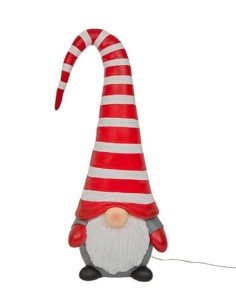 OGGETTISTICA NATALE: vendita online Decorazione figura gnomo di Natale 29X24X73CM con luci LED - La magia di Natale illumina ...