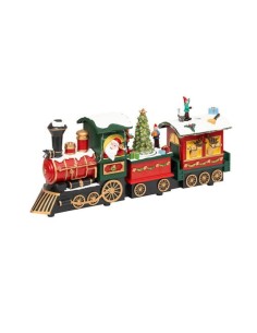 GIOSTRINE E VILLAGGI: vendita online Villaggio di Natale Fééric Lights & Christmas Trenino, decorazione luminosa con LED e mo...