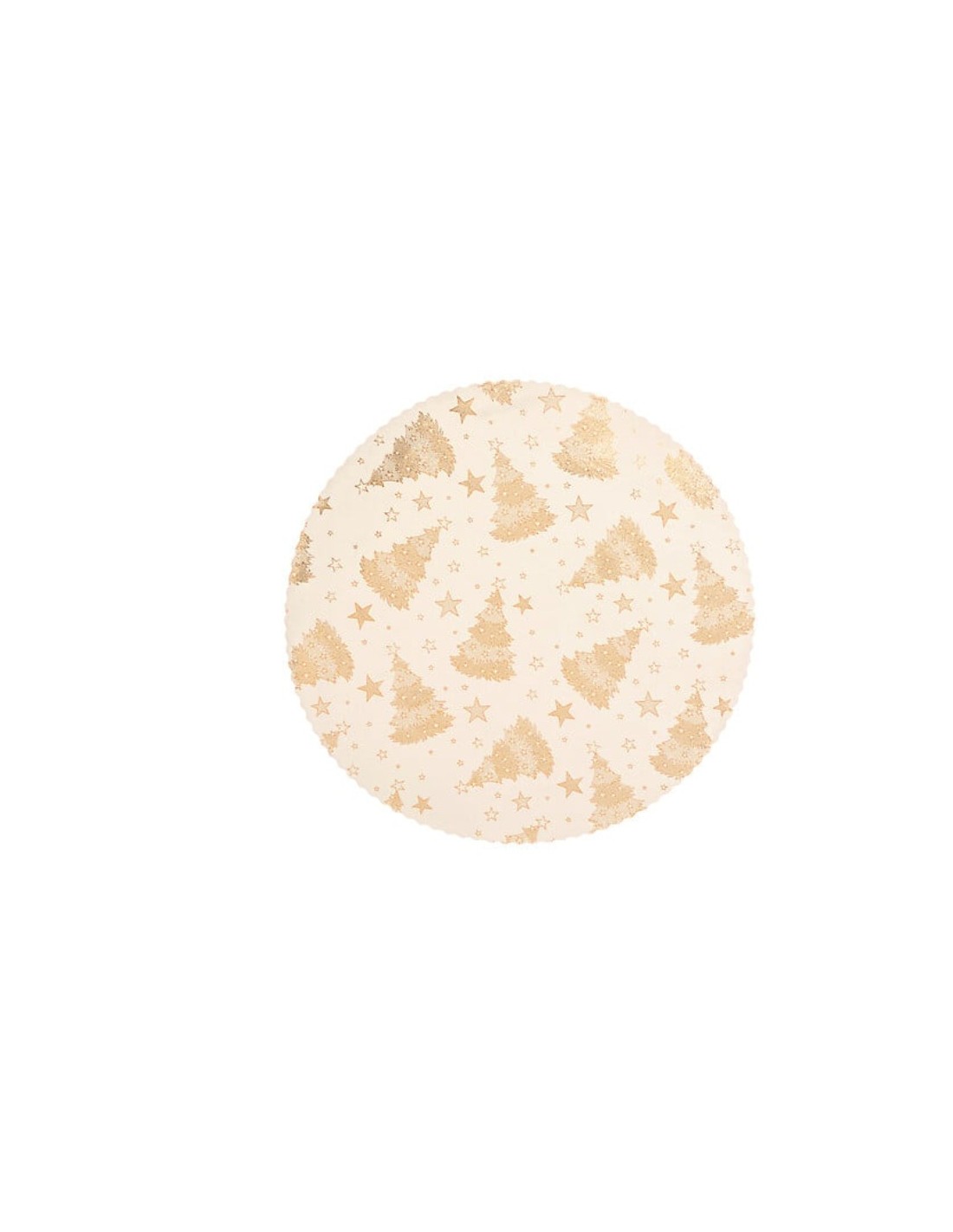 SOTTOPIATTI: vendita online Set da Tavola di Natale Velluto Bianco e Oro – La Magia di Natale a casa tua in offerta