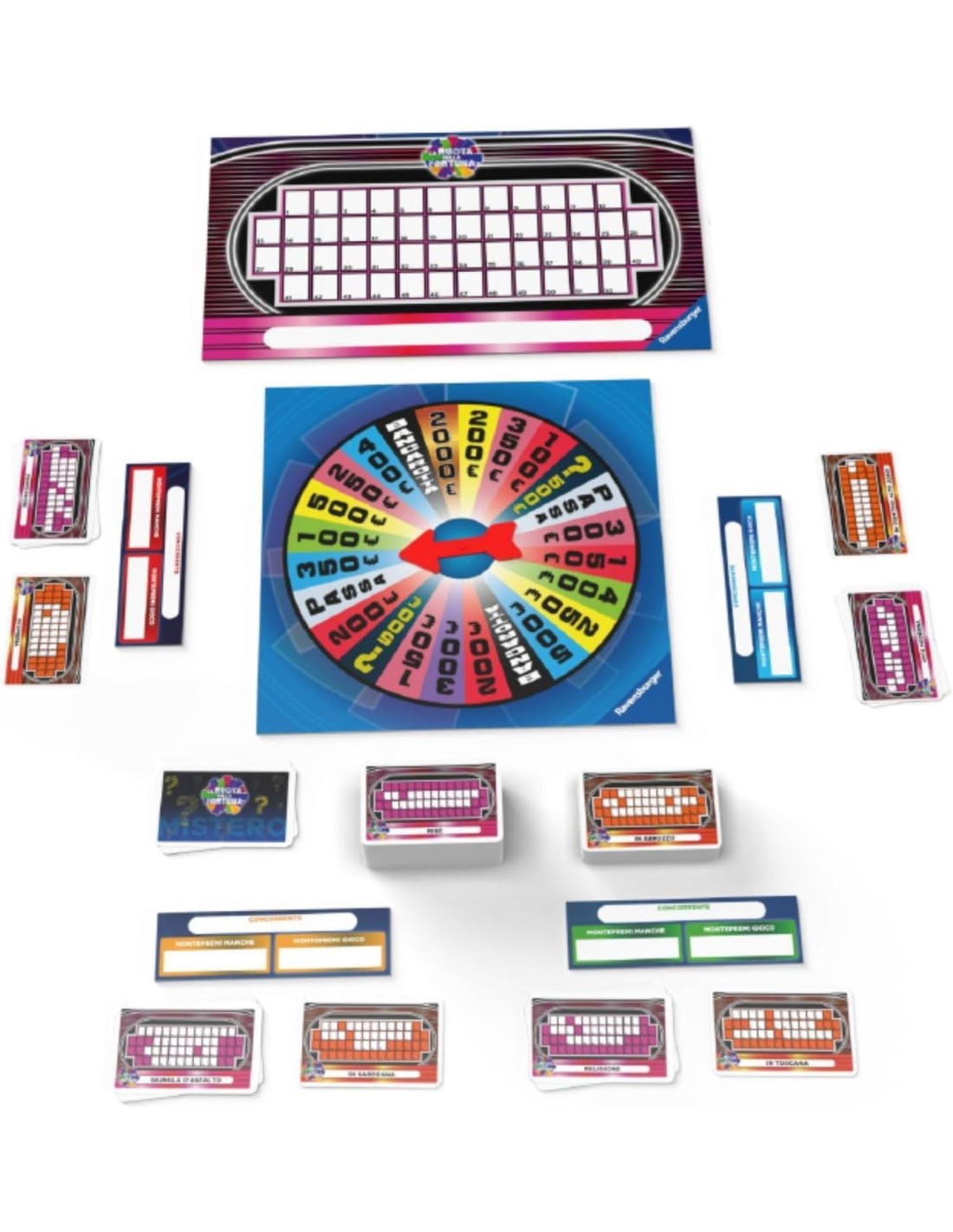 GIOCHI DI SOCIETA'E PUZZLE: vendita online GIOCO LA RUOTA DELLA FORTUNA, GIOCO DA TAVOLO, 29X29X7 CM, EDIZIONE ITALIANA, 3+ G...