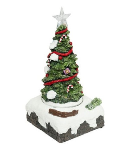GIOSTRINE E VILLAGGI: vendita online Albero di Natale Abete Mellito con Luci LED – La Magia di Natale a casa tua in offerta
