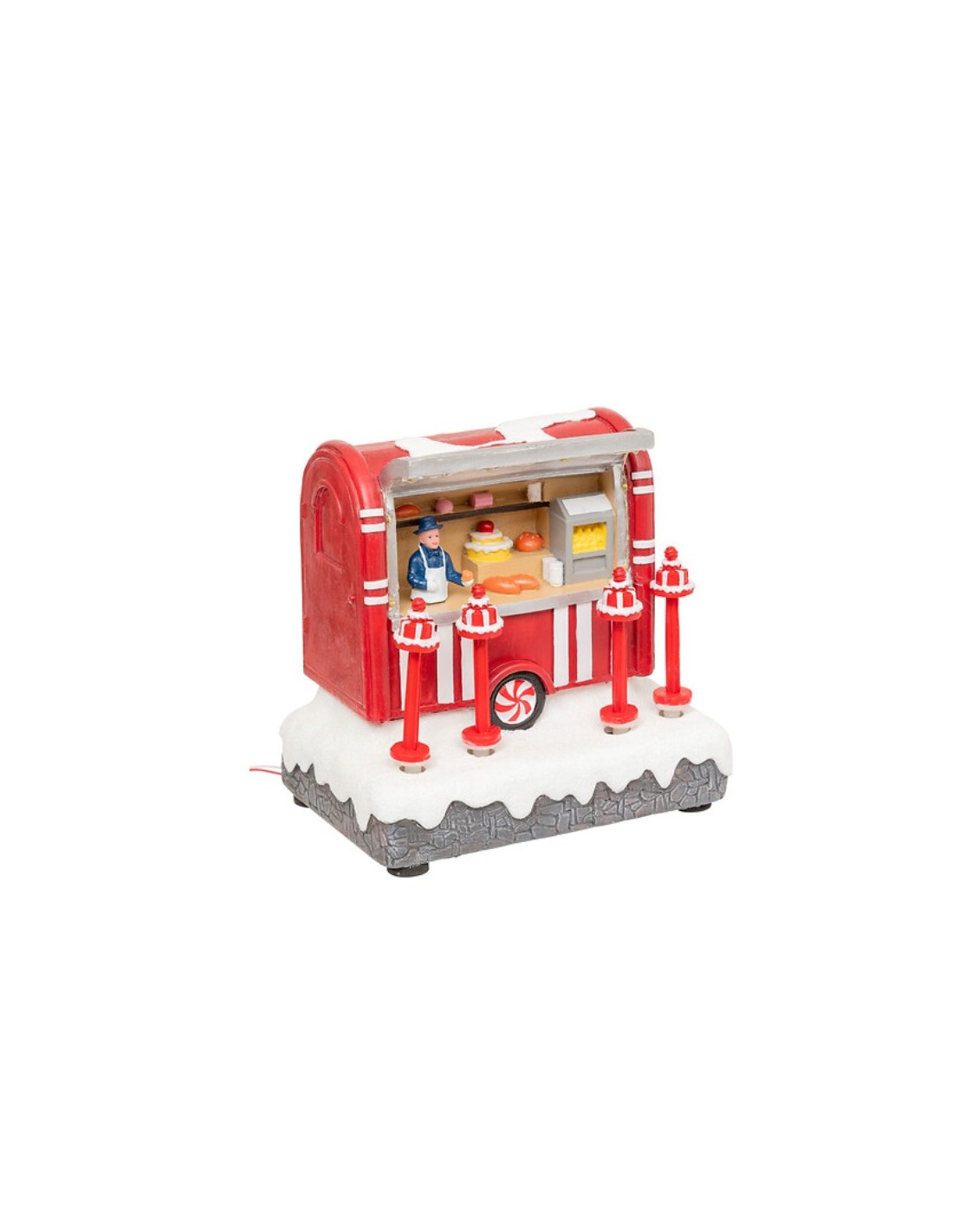 GIOSTRINE E VILLAGGI: vendita online Villaggio di Natale Fééric Lights & Christmas Stand Torta, decorazione luminosa con LED ...
