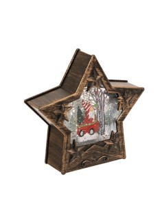 OGGETTISTICA NATALE: vendita online ecorazione stella di Natale 15x14cm assortita con luce LED - La magia di Natale illumina ...