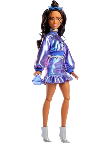 GIOCATTOLO PUBBLICIZZATO: vendita online BARBIE BAMBOLA DELUXE CON TOP E GONNA BLU in offerta