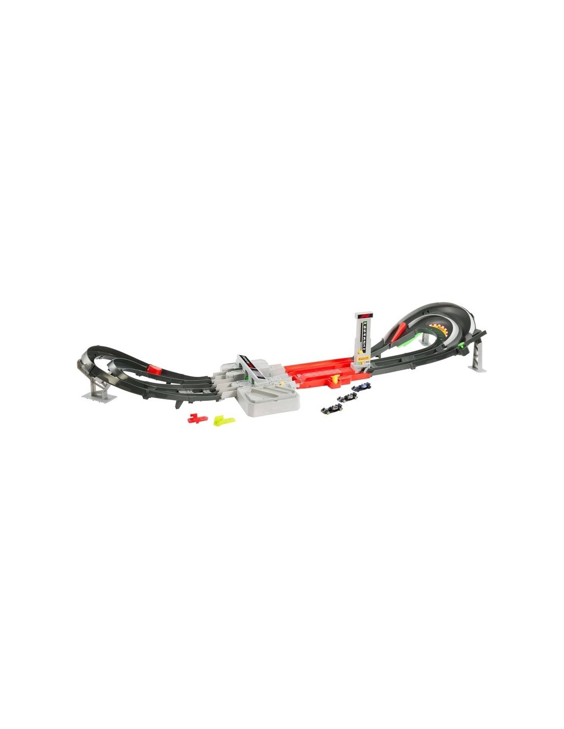 GIOCATTOLO PUBBLICIZZATO: vendita online HOT WHEELS RACING, CIRCUITO GRAND PRIX JDY16, PISTA 2 MODALITÀ, BOOSTER MOTORIZZATO,...
