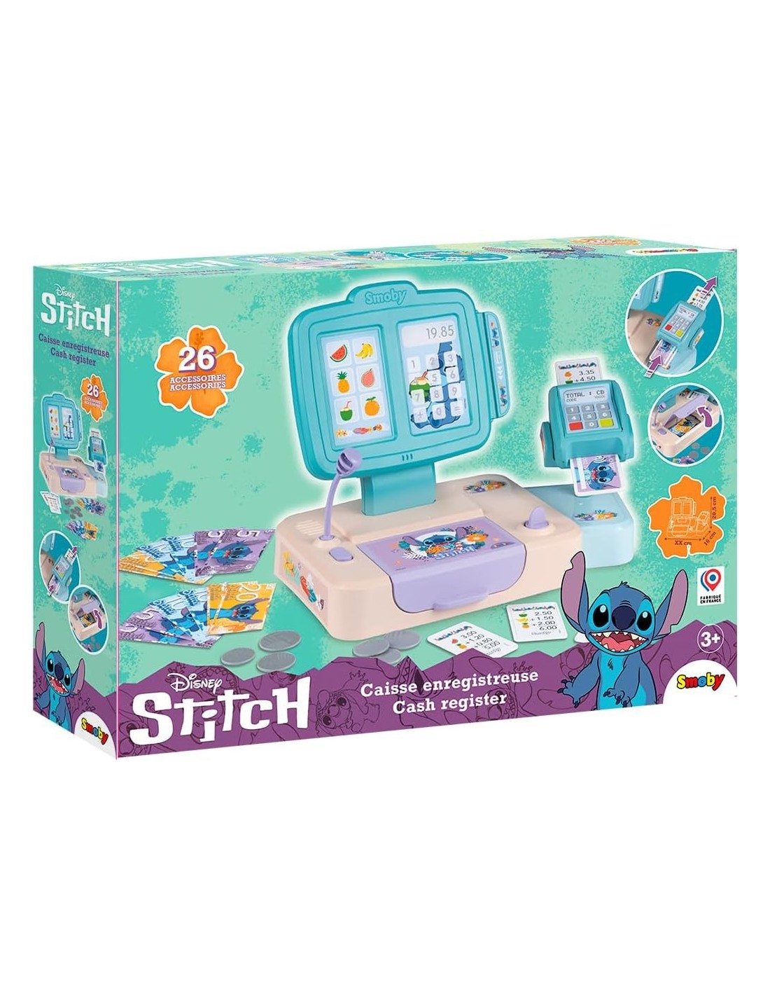 GIOCATTOLO PUBBLICIZZATO: vendita online STITCH REGISTRATORE DI CASSA, GIOCO RAGAZZI in offerta