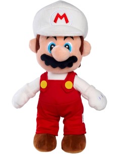 PELUCHE: vendita online SUPERMARIO FIRE MARIO PELUCHE 30CM in offerta