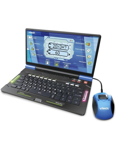 PRESCOLARI: vendita online VTECH, BIT SMART GENIUS PLUS NERO, COMPUTER INTERATTIVO BAMBINI, 164 ATTIVITÀ, 6-11 ANNI in offerta