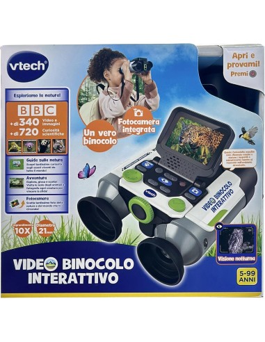 PRESCOLARI: vendita online VIDEO BINOCLO INTERATTIVO, 6 MODALITÀ DI GIOCO, SCHERMO LCD, 5-12 ANNI in offerta