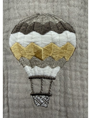 Tris mussole Balloon Moka | 100% cotone Made in Italy | Shopincasa