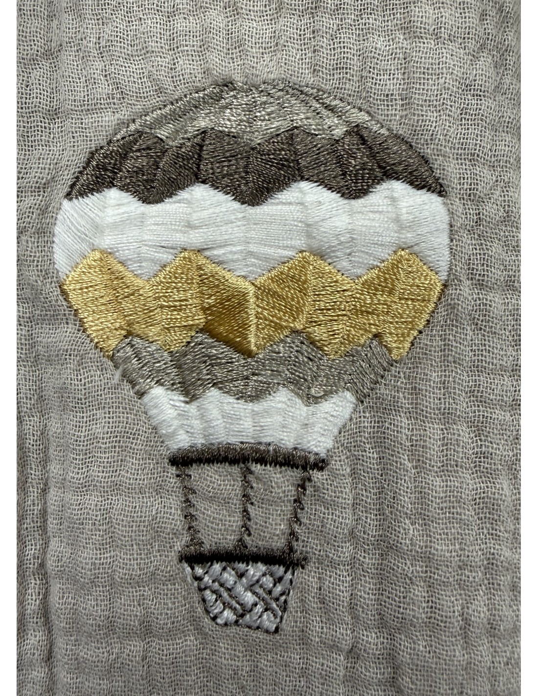 Tris mussole Balloon Moka | 100% cotone Made in Italy | Shopincasa