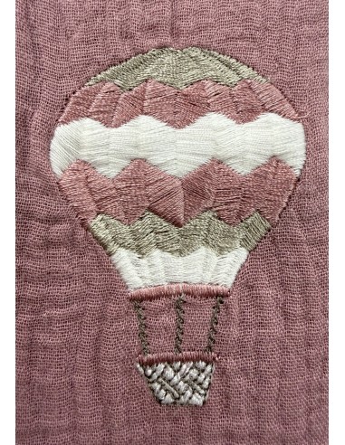 Tris mussole Balloon Old Rose | 100% cotone Made in Italy | Shopincasa