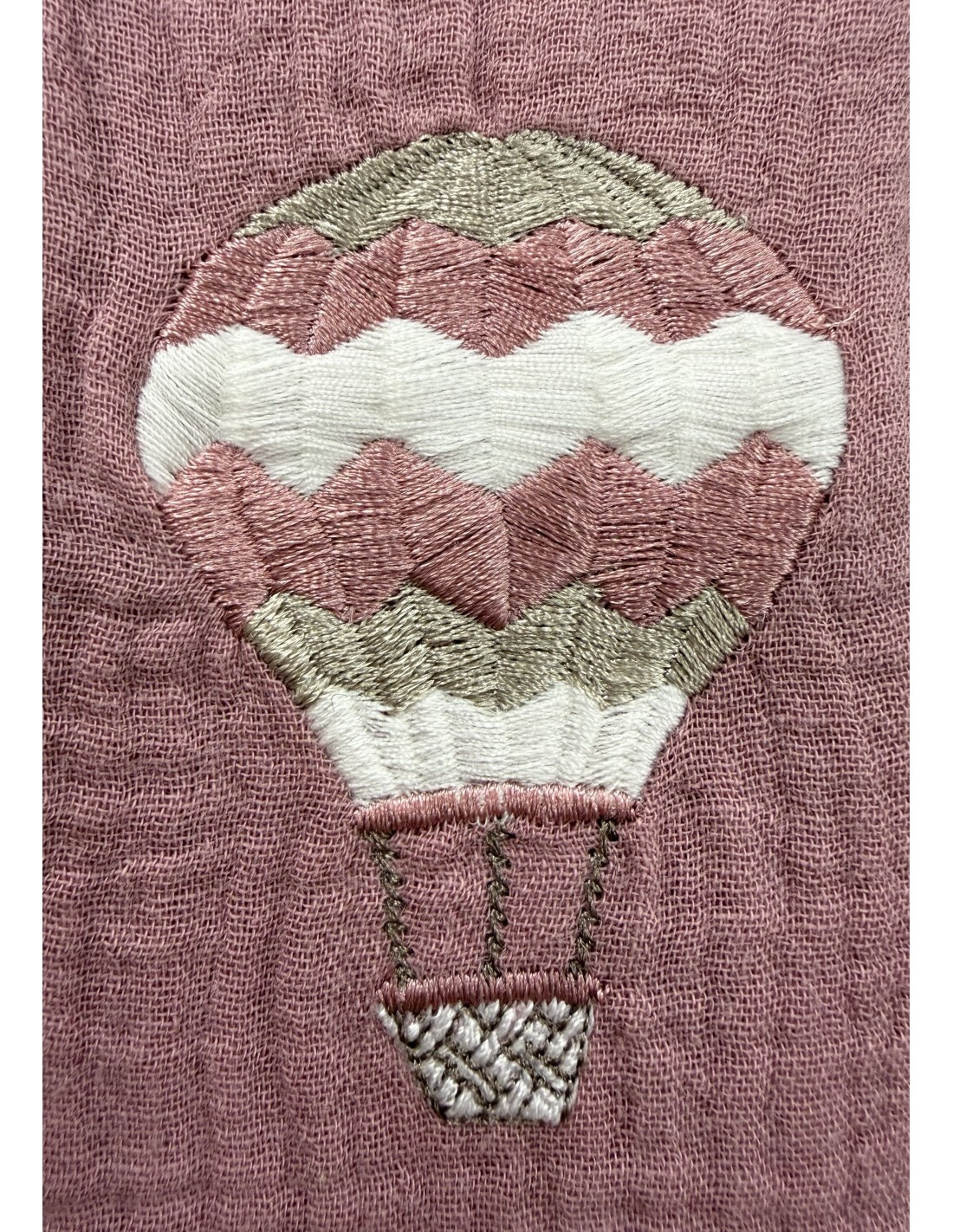 Tris mussole Balloon Old Rose | 100% cotone Made in Italy | Shopincasa