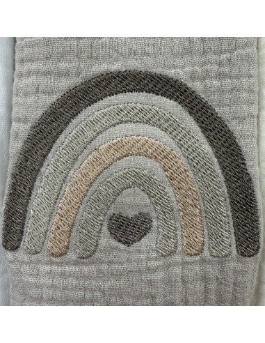 Tris mussole Rainbow Moka | 100% cotone Made in Italy | Shopincasa