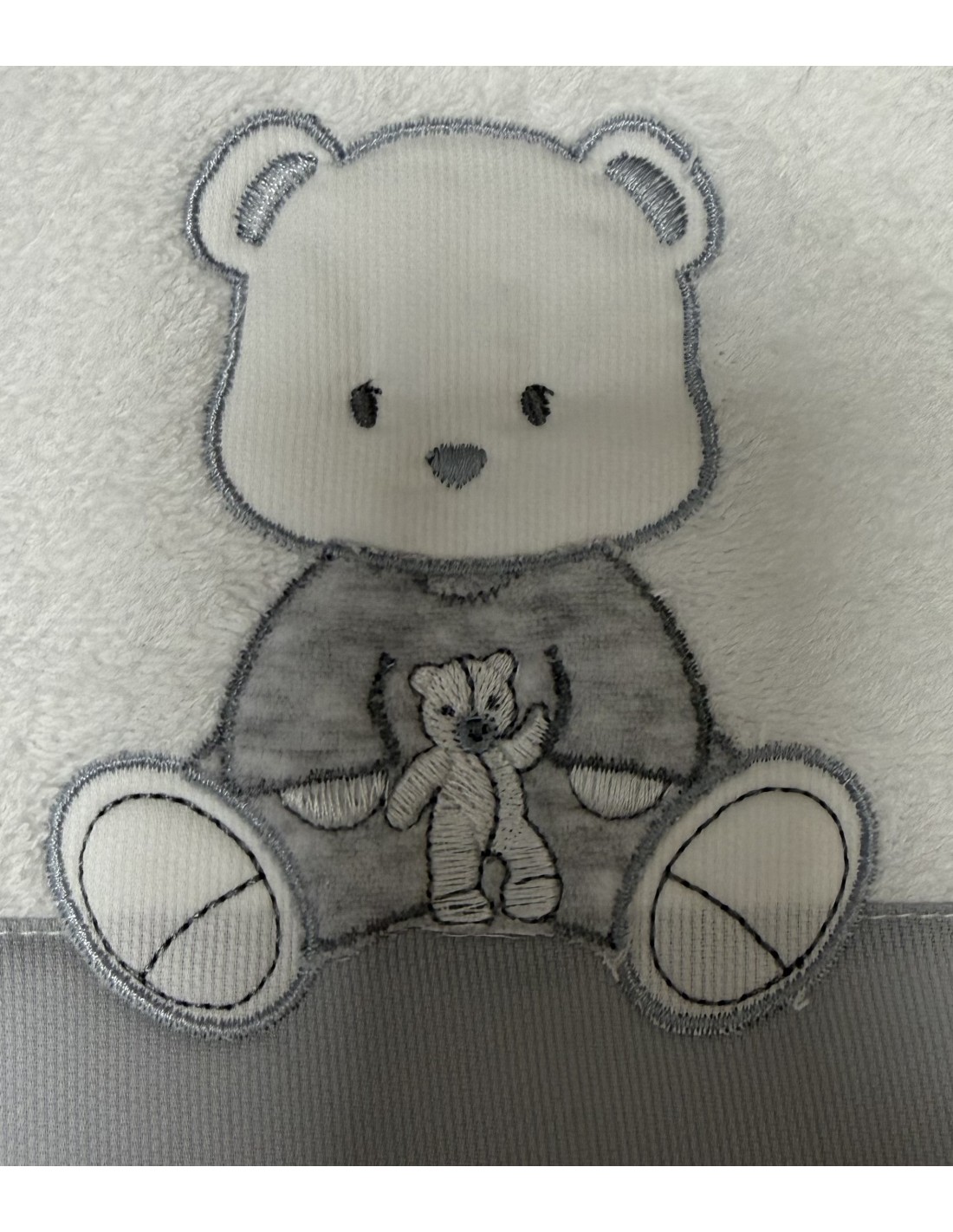 Accappatoio triangolo Il Dono Grigio | 100% cotone Made in Italy | Shopincasa