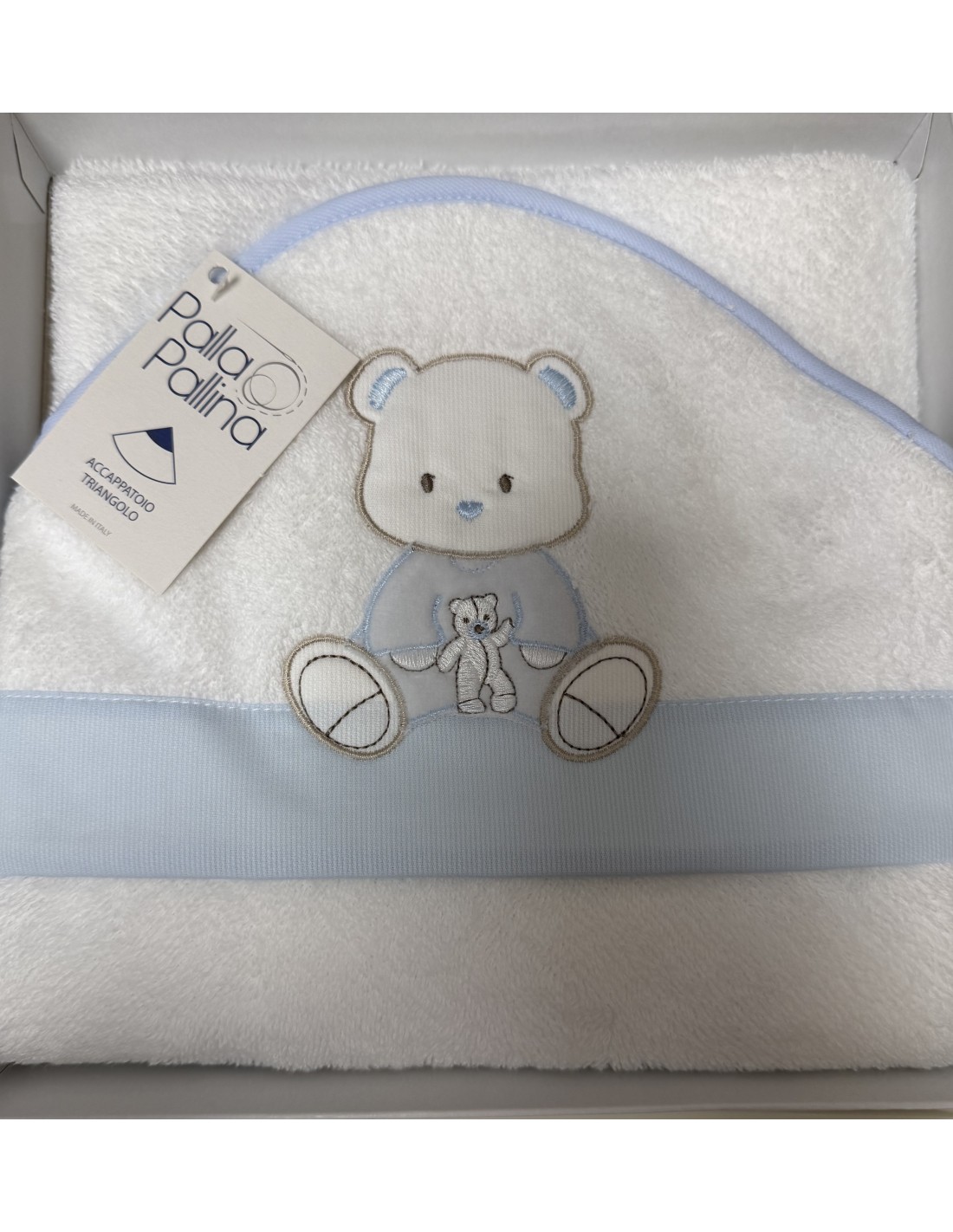 Accappatoio triangolo Il Dono Cielo | 100% cotone Made in Italy | Shopincasa