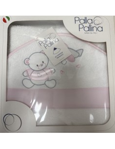 Accappatoio triangolo Aviatore Rosa – 100% cotone Made in Italy