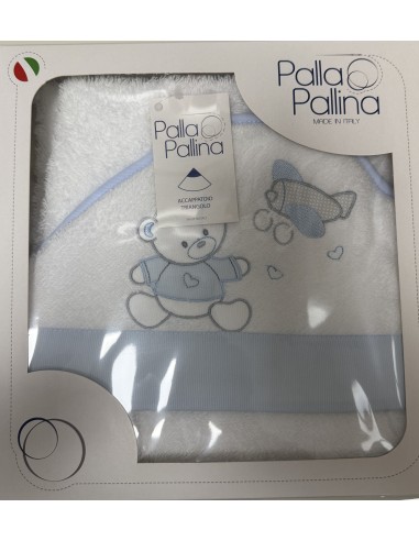 Accappatoio triangolo Aviatore Cielo | 100% cotone Made in Italy | Shopincasa