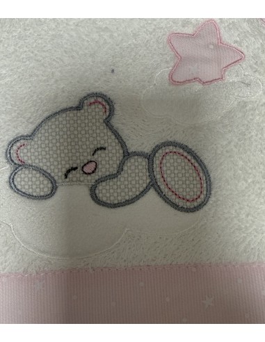 Accappatoio triangolo Fra le Stelle Rosa | 100% cotone Made in Italy | Shopincasa
