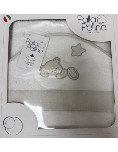 Accappatoio triangolo Fra le Stelle Tortora | 100% cotone Made in Italy | Shopincasa