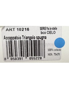Accappatoio triangolo Fra le Stelle Cielo | 100% cotone Made in Italy | Shopincasa 2