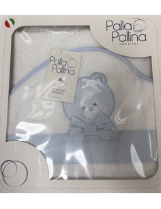 Accappatoio triangolo Classic Boy Cielo | 100% cotone Made in Italy | Shopincasa