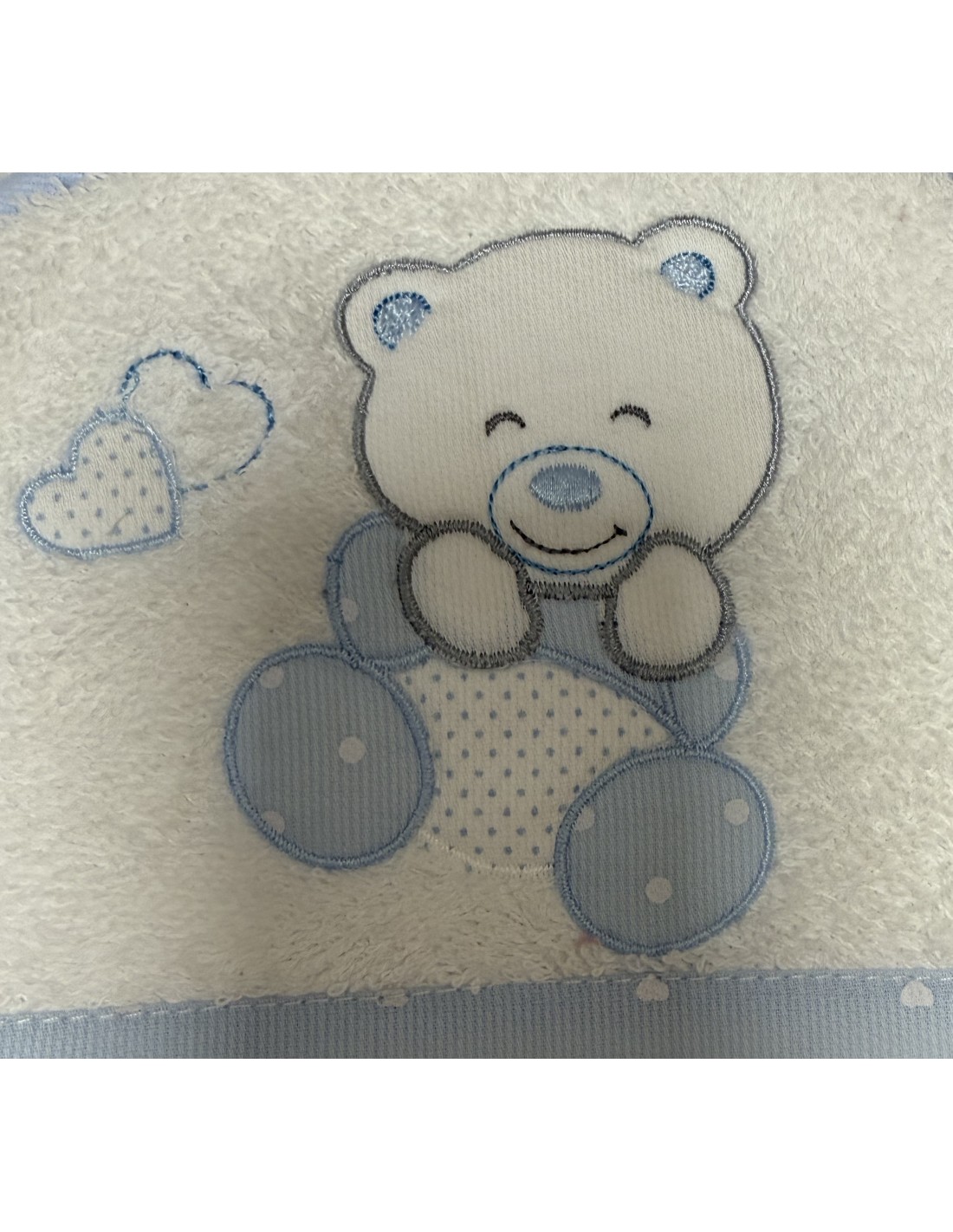 Accappatoio triangolo Cielo Orsetto | 100% cotone Made in Italy | Shopincasa