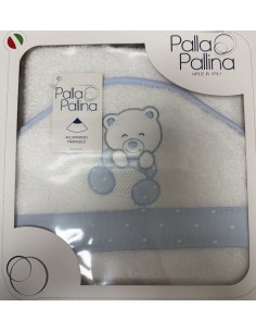 Accappatoio triangolo Cielo Orsetto | 100% cotone Made in Italy | Shopincasa