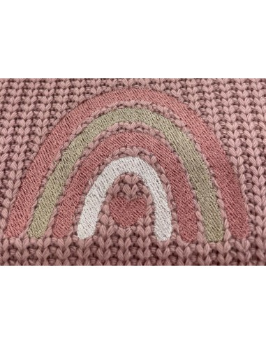 Coperta Lana + Set Lenzuola Carrozzina Rainbow Old Rose | Shopincasa.it