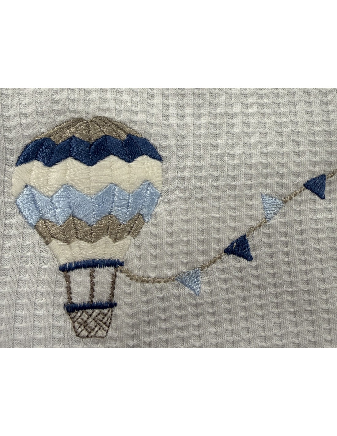 Accappatoio triangolo neonato Balloon Avio | 100% spugna Made in Italy | Shopincasa
