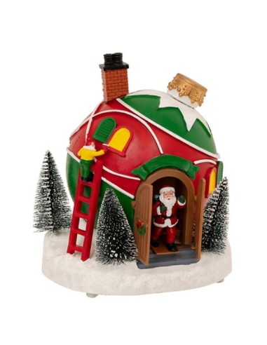 GIOSTRINE E VILLAGGI: vendita online Palla di Natale Luminosa con 4 LED – La Magia di Natale a casa tua in offerta