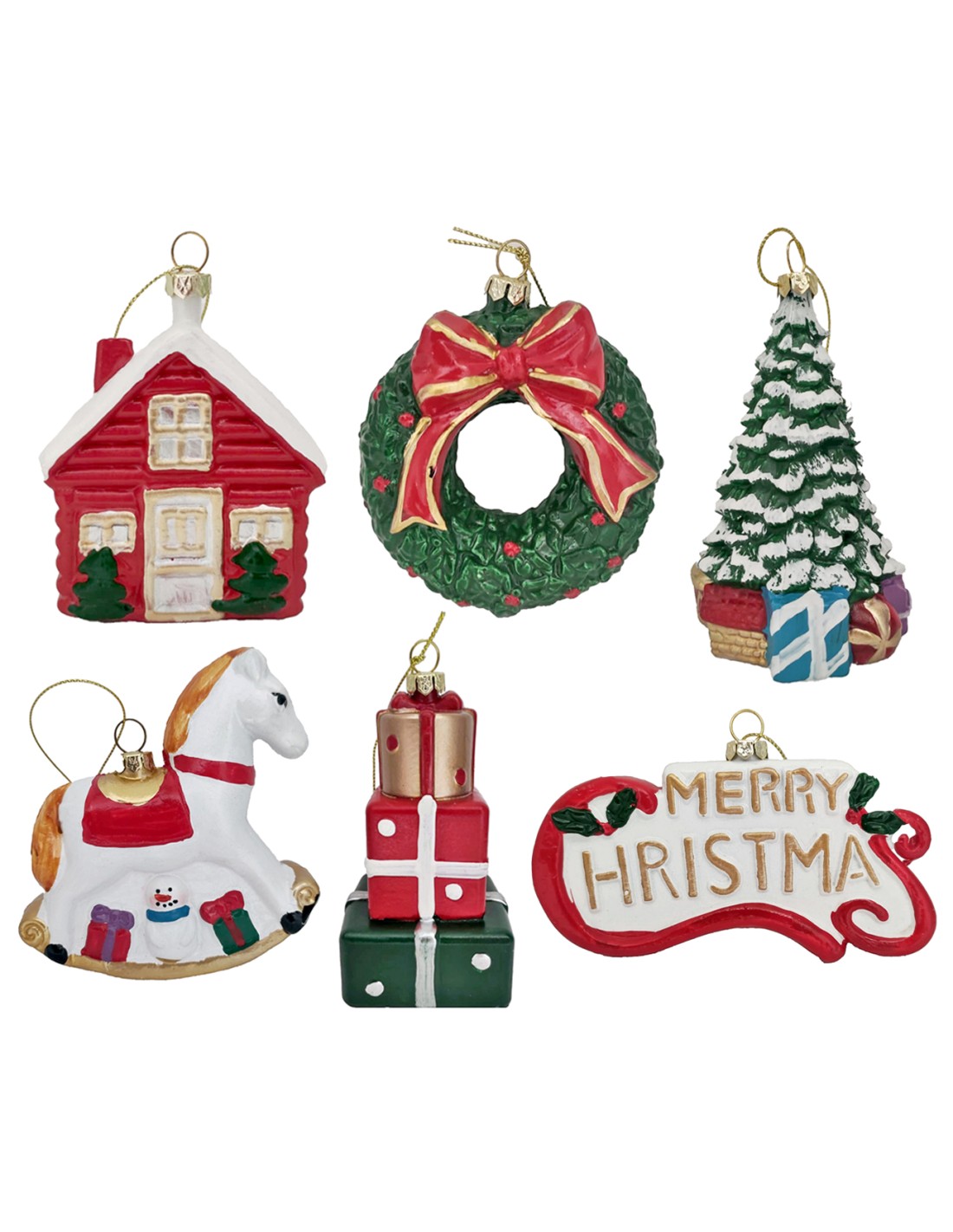 PENDENTE 010043 NATALE 13CM ASSORTITO