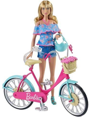 GIOCATTOLO PUBBLICIZZATO: vendita online BICICLETTA BARBIE, CASCO, ACCESSORI, MULTICOLORE, GIOCATTOLI, 3+ ANNI, PER BAMBOLE i...