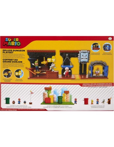 GIOCATTOLO PUBBLICIZZATO: vendita online SUPER MARIO PLAYSET DUNGEON DELUXE in offerta