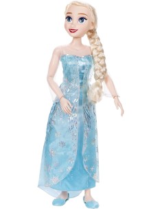 GIOCATTOLO PUBBLICIZZATO: vendita online FROZEN, BAMBOLA, ELSA, 80 CM, COMPLETAMENTE ARTICOLATA, ACCESSORI, COMPAGNA DI GIOCO...