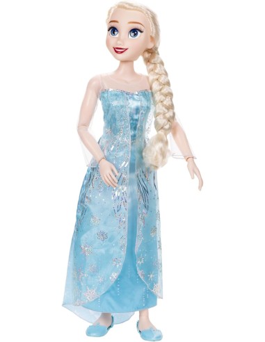 GIOCATTOLO PUBBLICIZZATO: vendita online FROZEN, BAMBOLA, ELSA, 80 CM, COMPLETAMENTE ARTICOLATA, ACCESSORI, COMPAGNA DI GIOCO...