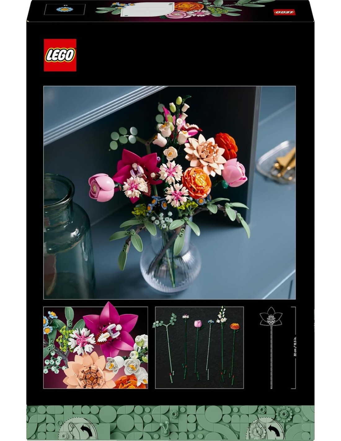 GIOCATTOLO PUBBLICIZZATO: vendita online LEGO BOTANICAL BOUQUET DI FIORI ROSA in offerta
