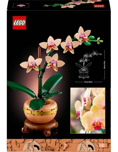 GIOCATTOLO PUBBLICIZZATO: vendita online LEGO BOTANICAL 10343 MINI-ORCHIDEA, FIORI ARTIFICIALI, VASO, DECORAZIONE CASA, MODEL...