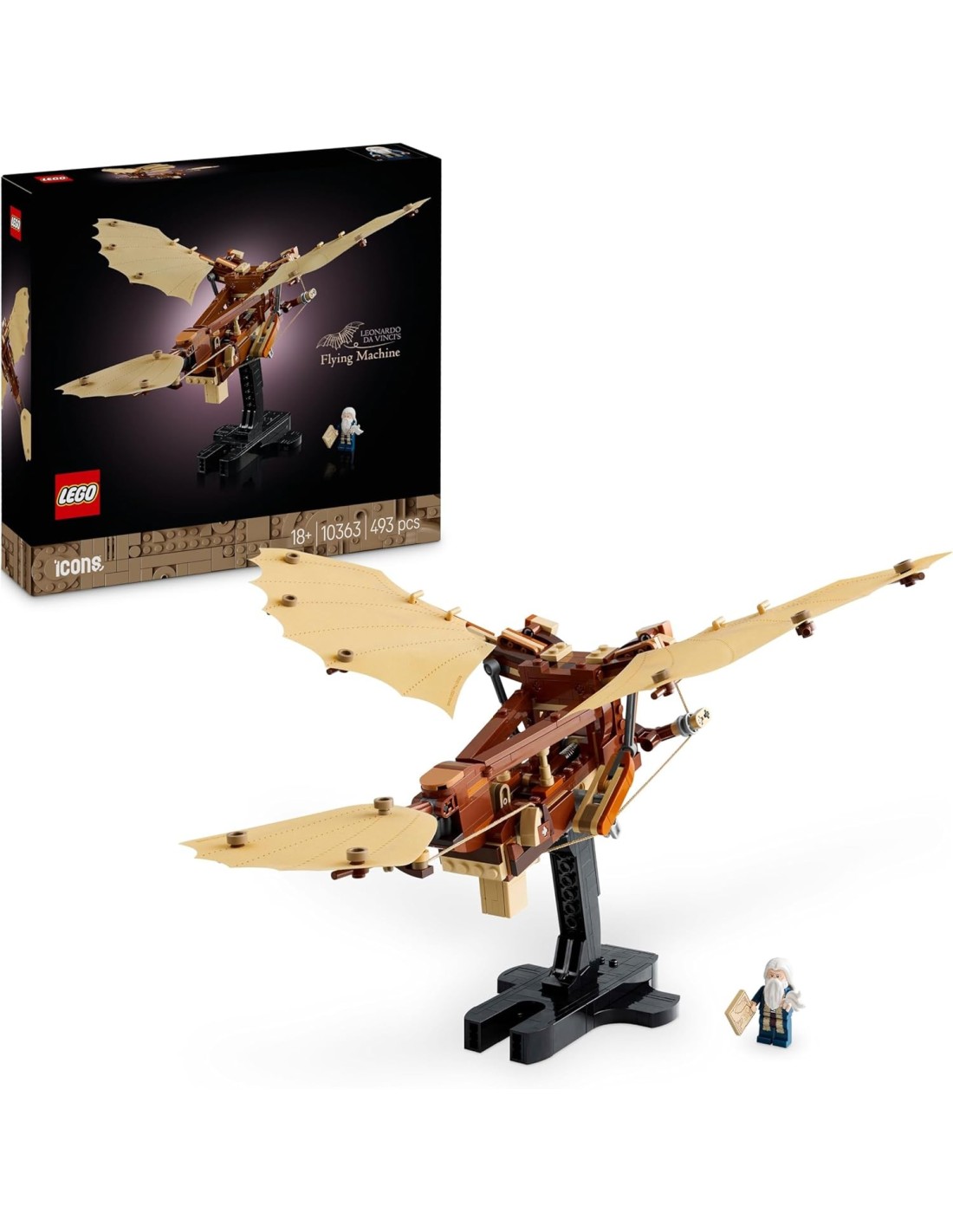 GIOCATTOLO PUBBLICIZZATO: vendita online LEGO ICONS MACCHINA VOLANTE DI LEONARDO DA VINCI in offerta