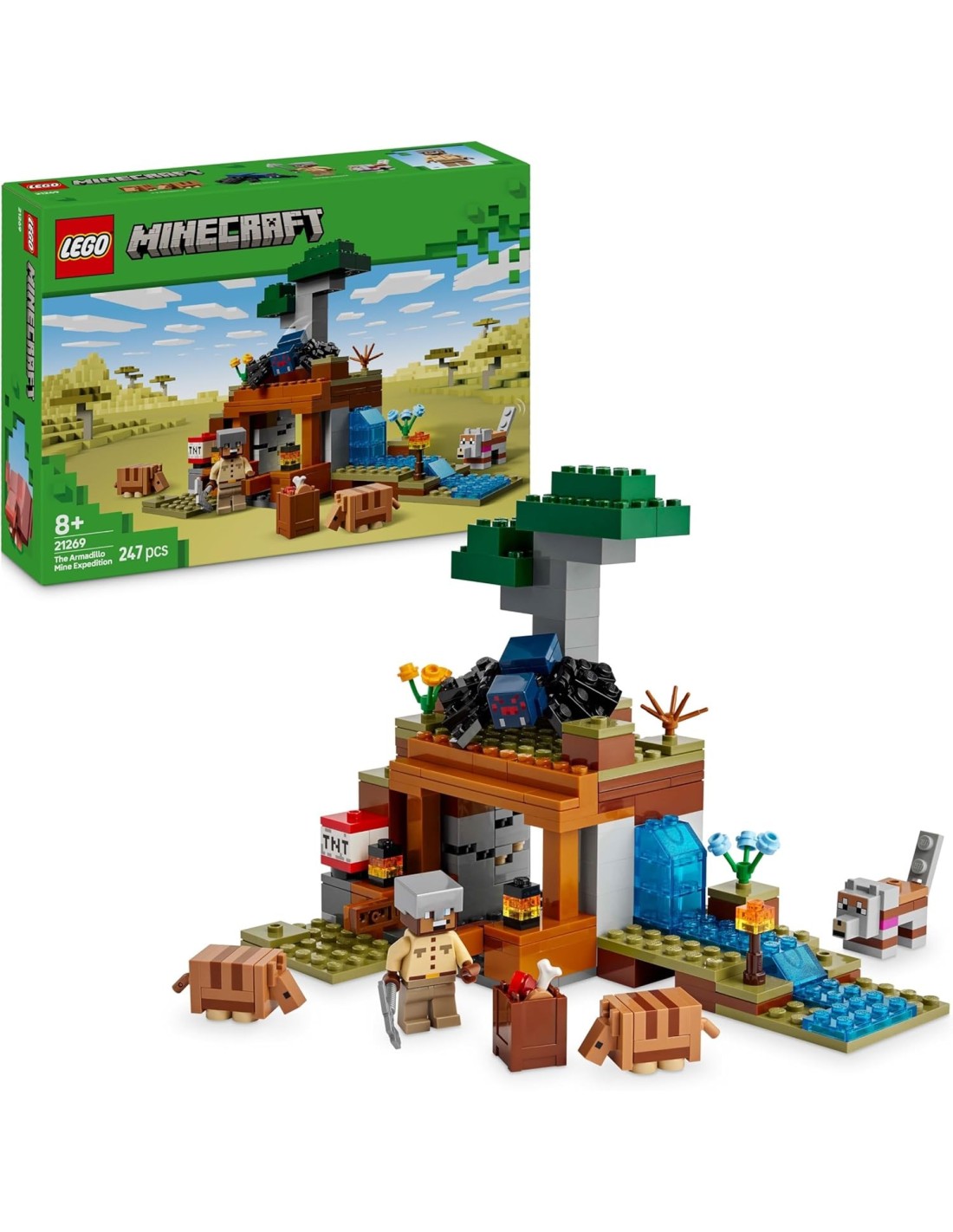 GIOCATTOLO PUBBLICIZZATO: vendita online LEGO MINECRAFT SPEDIZIONE NELLA MINIERA DELL'ARMADILLO in offerta