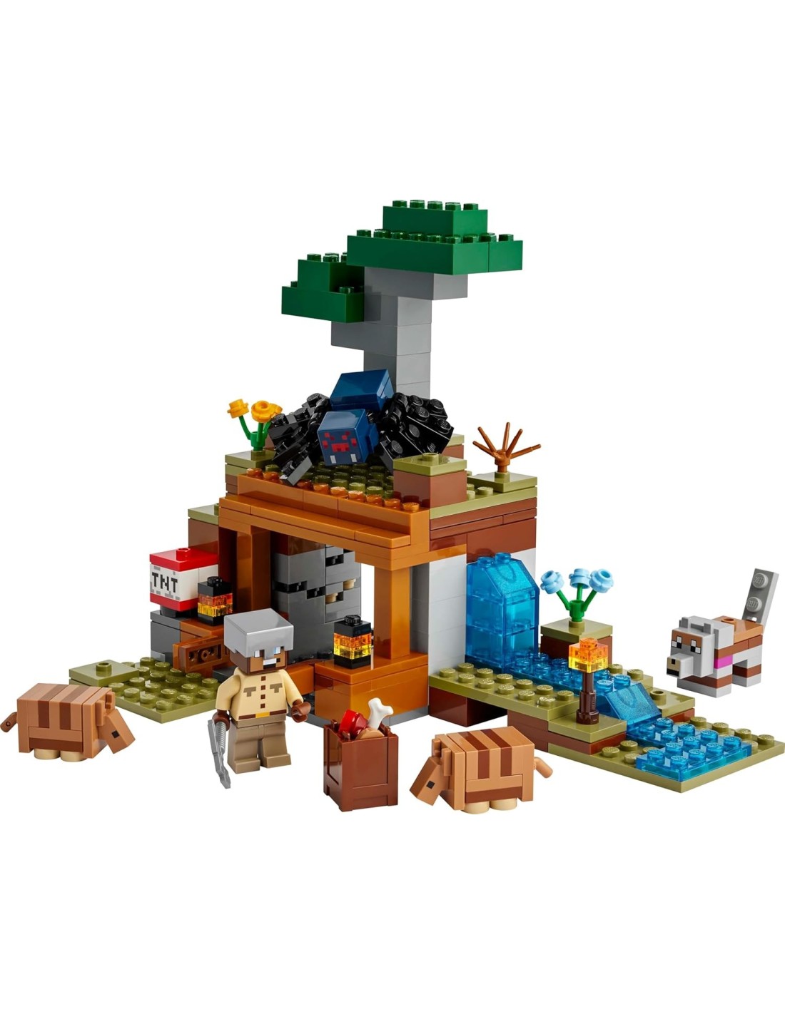 Il LEGO Minecraft Spedizione nella Miniera dell’Armadillo porta i fan del videogioco in una nuova avventura nel mondo dei matton
