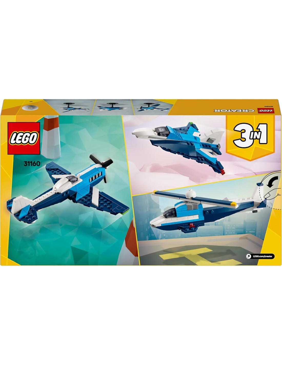 GIOCATTOLO PUBBLICIZZATO: vendita online LEGO CREATOR VELIVOLO: AEREO DA COMPETIZIONE in offerta