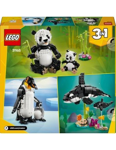 GIOCATTOLO PUBBLICIZZATO: vendita online LEGO CREATOR ANIMALI SELVATICI:FAMIGLIA DI PANDA in offerta 2